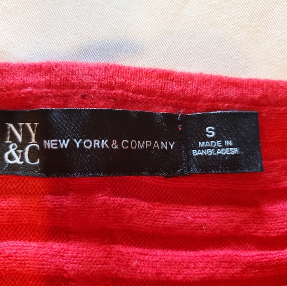 New York & Co red Sweater - Picture 2 of 5